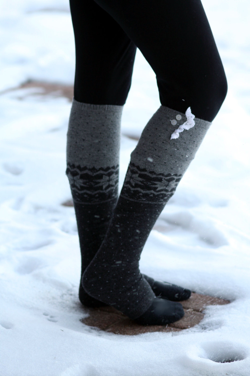 Wool Legwarmers - Boho,Christmas, snowflake, Polka dot, blue , Socks,Gift, winter socks, leg warmers with lace.