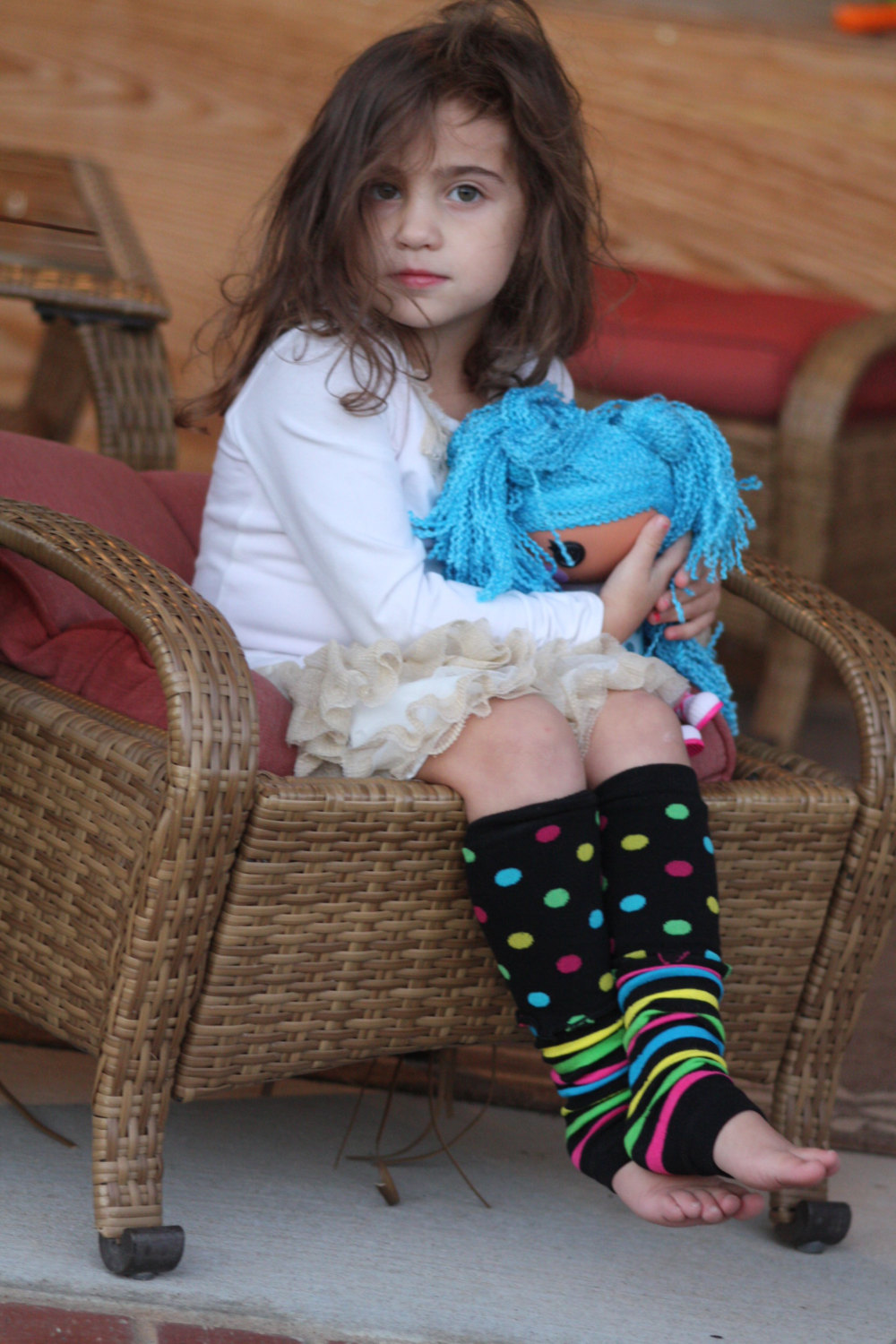 Kids Leg Warmers Girls Boot Cuffs, Rainbow Socks, Colorful Legwarmers
