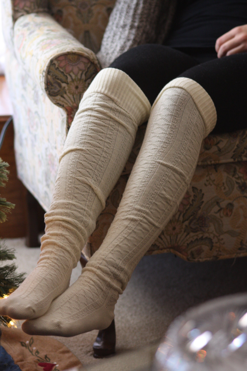 Above Knee Socks, Thick Cotton Socks, Extra Long Socks, Boot Socks